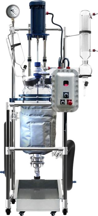[R100ex] Glass Reactor 100L Jacket w/ Explosion-Proof Motor/Controller 220V